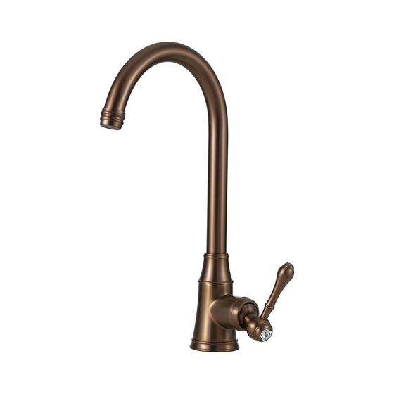 Imagem de Torneira Para Cozinha Gourmet Misturador Monocomando Aço Inox 304 Jacuípe Pingoo.casa - Dourado Rose