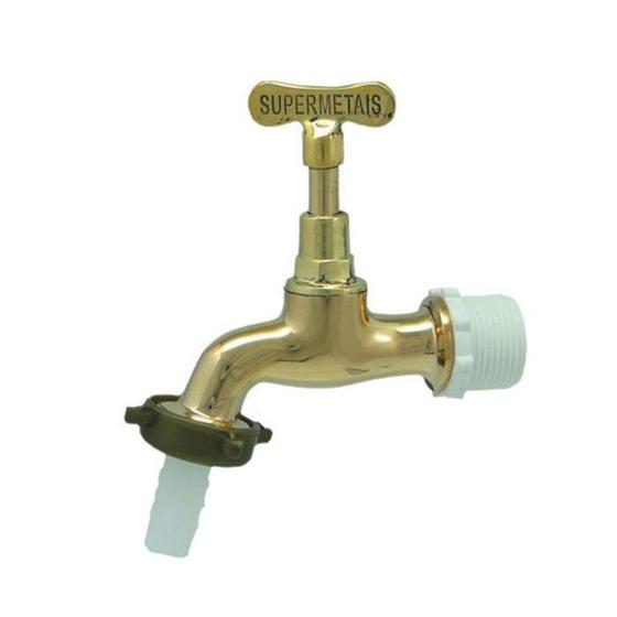 Torneira para Jardim Curta 1128 Amarela Super Metais Menor preço em Torneira para Jardim Curta 1128 Amarela Super Metais