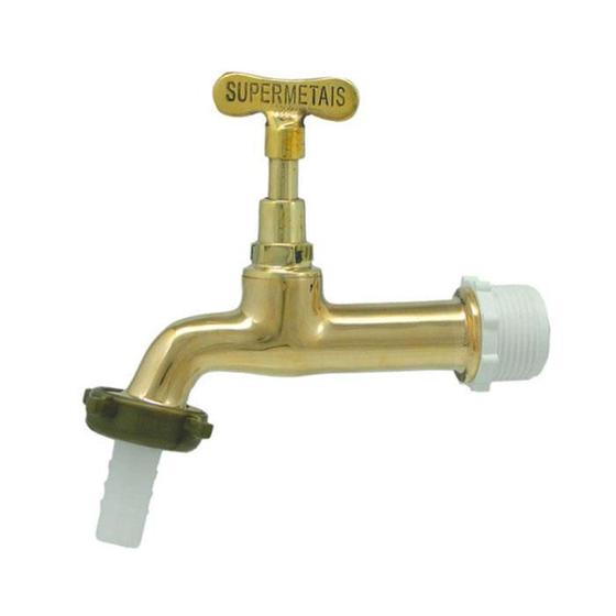 Torneira para Jardim Longa 1130 Amarela Super Metais Menor preço em Torneira para Jardim Longa 1130 Amarela Super Metais