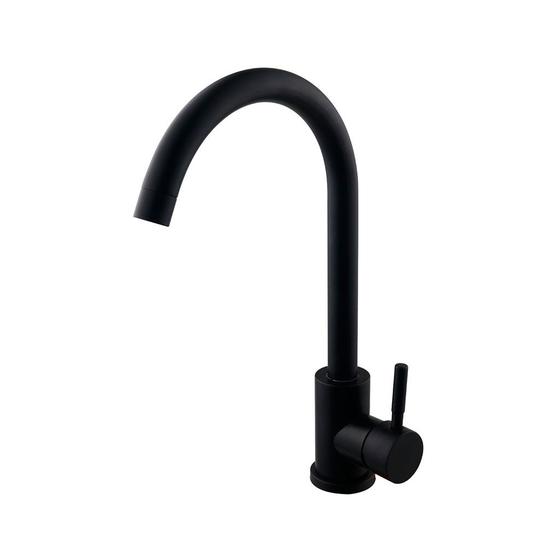 Imagem de Torneira Para Pia Banheiro Monocomando De Mesa - Preto Fosco