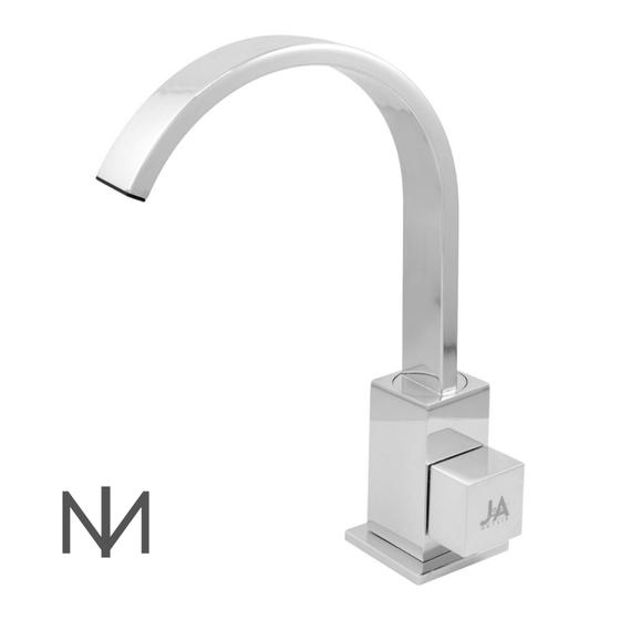 Torneira Quadrit Slim Luxo Lavatório 6166 Cromada - Bancada Menor preço em Torneira Quadrit Slim Luxo Lavatório 6166 Cromada - Bancada