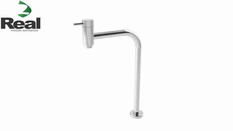 Torneira Real Metais Para Lavatório Ou Cozinha Mesa 1/4v 30cm Menor preço em Torneira Real Metais Para Lavatório Ou Cozinha Mesa 1/4v 30cm