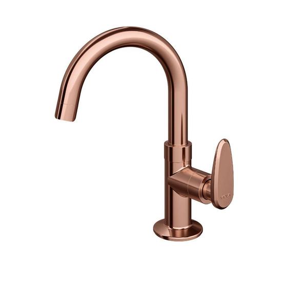 Torneira Rose Gold De Banheiro De Mesa Flatt Design Bica Móvel - Viqua Menor preço em Torneira Rose Gold De Banheiro De Mesa Flatt Design Bica Móvel - Viqua