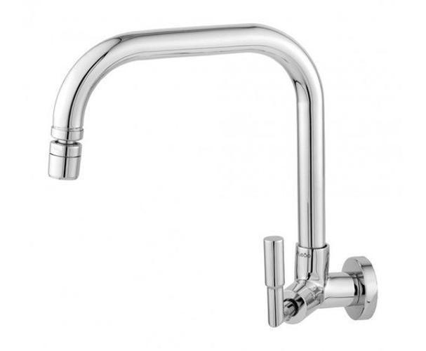 Imagem de Torneira Shine Thin Cozinha Parede Cromado C85 Leão