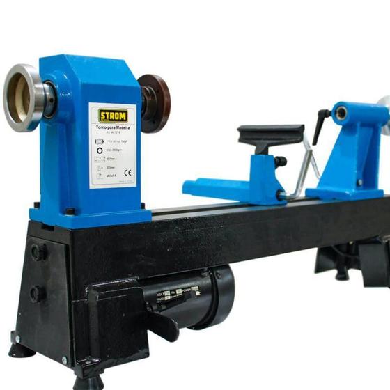 Torno De Bancada Para Madeira 220V 550W Sem Display Digital Menor preço em Torno De Bancada Para Madeira 220V 550W Sem Display Digital