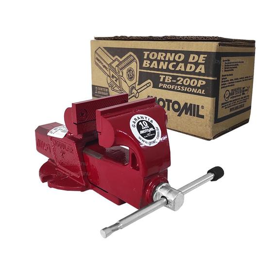 Imagem de Torno De Bancada Profissional N2 Tb-200p Motomil