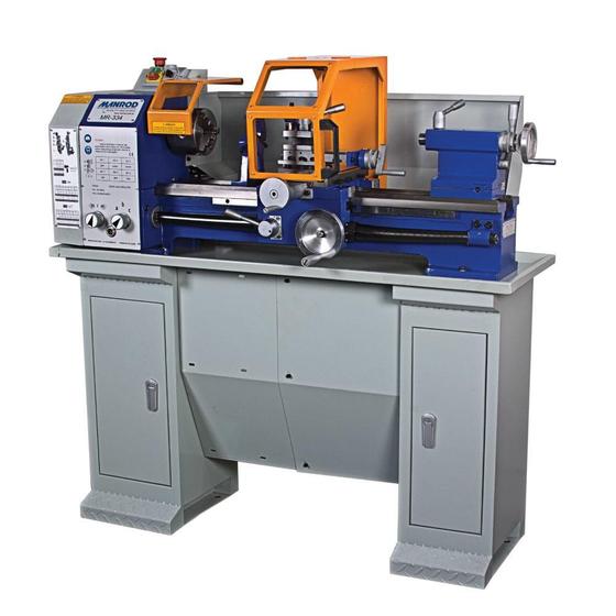 Torno Mecânico de Bancada Profissional MR-334 700mm 220V MANROD Imagem de Torno Mecânico de Bancada Profissional MR-334 700mm 220V MANROD