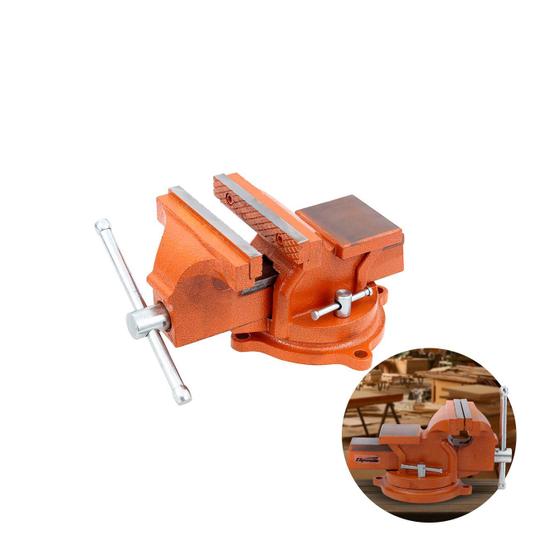 Imagem de Torno Morsa de Bancada 125 Mm Com Base Giratória E Bigorna - Sparta