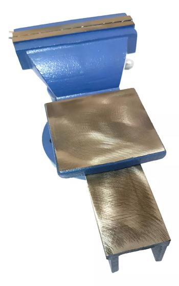 Imagem de Torno Morsa De Bancada Fixo N4 Aço Forjado Nodular 1 Linha