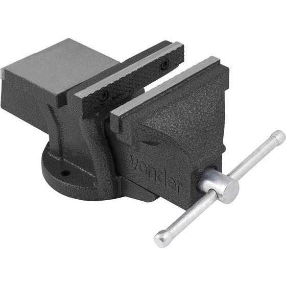 Torno morsa de bancada n.8 fixo abertura 165mm nodular - Vonder Menor preço em Torno morsa de bancada n.8 fixo abertura 165mm nodular - Vonder
