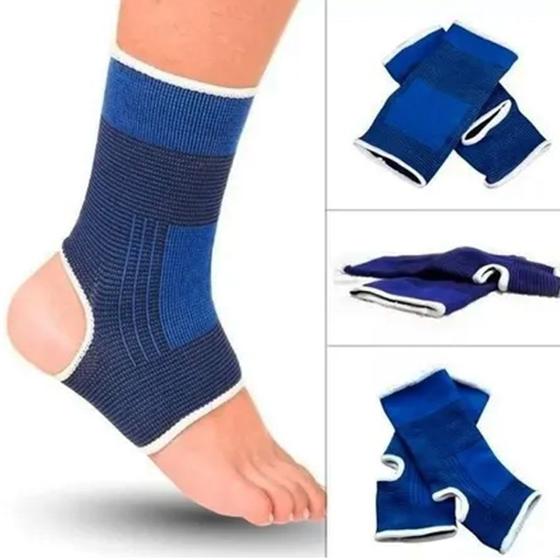 Tornozeleira Elastica Ortopédica Protetor Muscular Esportiva Compressão Ginástica Academia Menor preço em Tornozeleira Elastica Ortopédica Protetor Muscular Esportiva Compressão Ginástica Academia