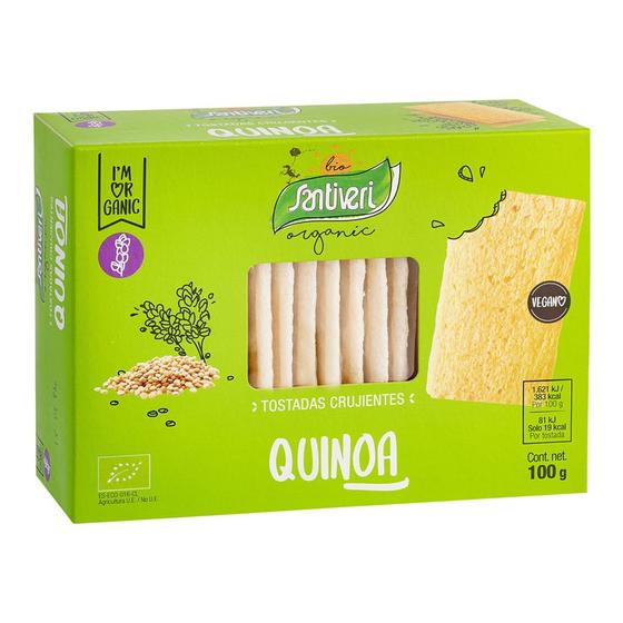 Torrada de Quinoa Santiveri 100g Quinoa Magazine Luiza