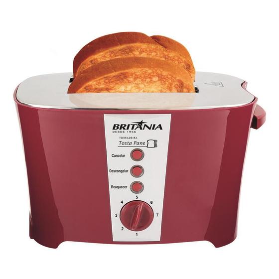 Imagem de Torradeira Britânia Tosta Pane Vermelho - 220V