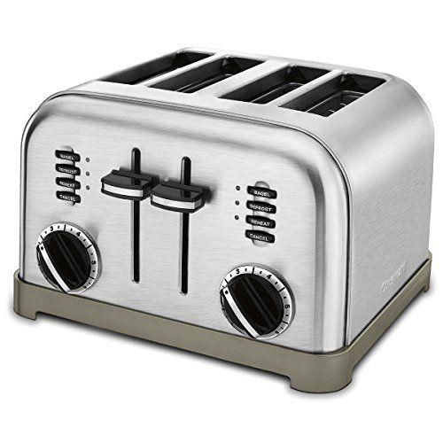 Imagem de Torradeira Cuisinart CPT-180P1 Metal clássico, 4 fatias, Inoxidável