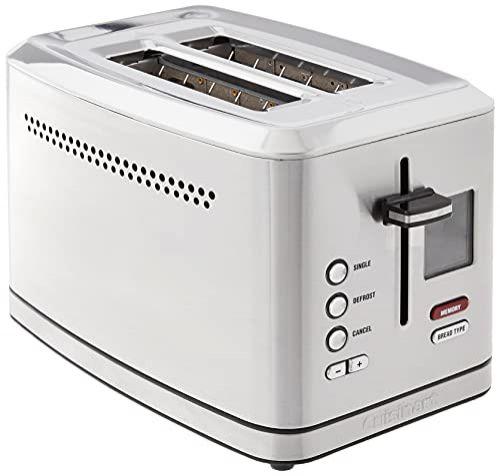 Imagem de Torradeira digital Cuisinart CPT-720 de 2 fatias com recurso MemorySet, prata