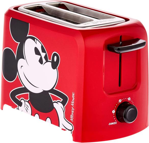 Imagem de Torradeira Disney Mickey Mouse com 2 fatias - Vermelho  Preto