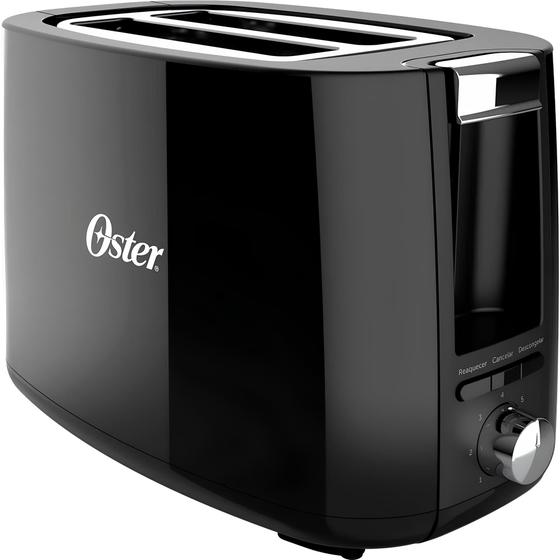 Imagem de Torradeira Elétrica 220v Oster Otor650 Black Simple Life 650W de Potência  7 Níveis de Tostagem 220V