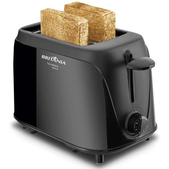 Torradeira Elétrica Tostador De Pão Forma 750w Toast Britânia ...