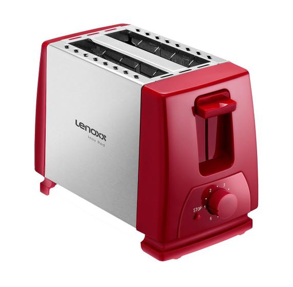 Imagem de Torradeira Inox Red Ejeção Automática 6 Níveis de Temperatura 620W 220V Lenoxx