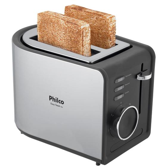 Imagem de Torradeira Philco Easy Toast Cinza R2 850W