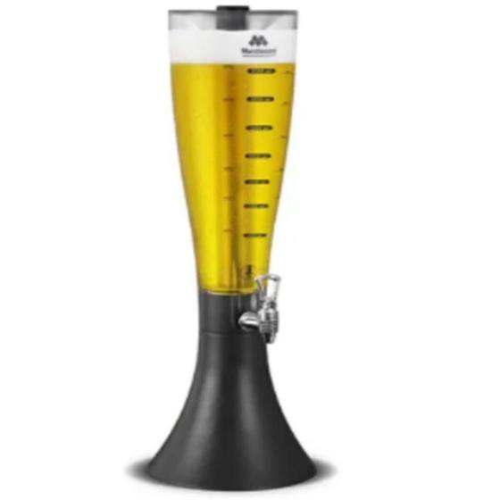 Imagem de Torre Chopp 3,5 Litros Com Refil Conserva Bebida Pra Buffet