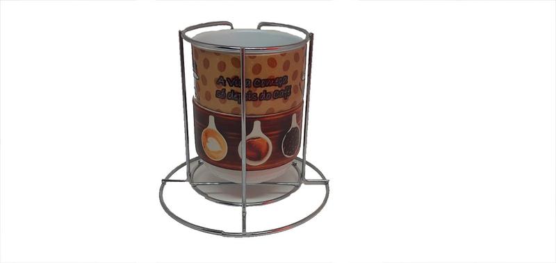 Imagem de Torre de 2 Xicaras com suporte Tudo com café