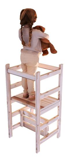 Imagem de Torre De Aprendizagem Montessoriana Com Case Base Colorida
