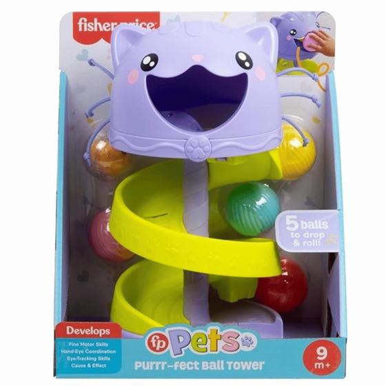 Imagem de Torre de Bolinhas Gatinhos 30Cm 9m+ Fisher Price