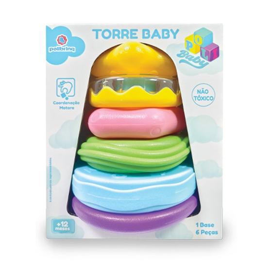 Imagem de Torre De Empilhar Poli Baby - Polibrinq BB3019