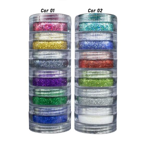 Imagem de Torre De Glitter Biodegradavel Com 6 Cores De 6G - Colormake