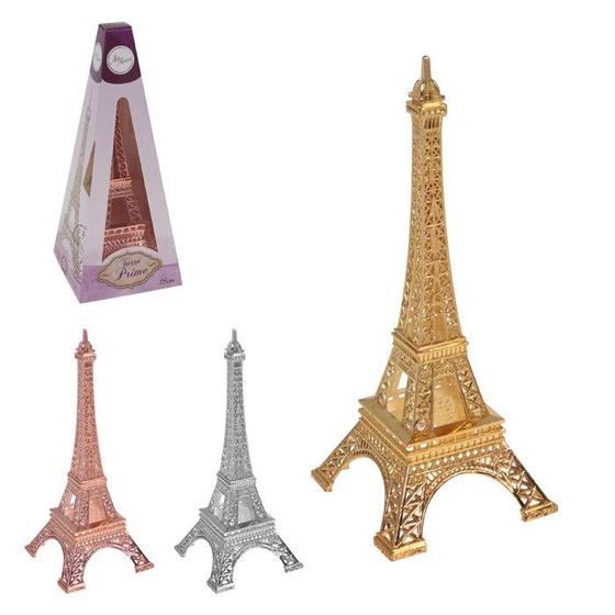 Imagem de Torre Eiffel De Paris Decorativa Metálica 18cm - Art House