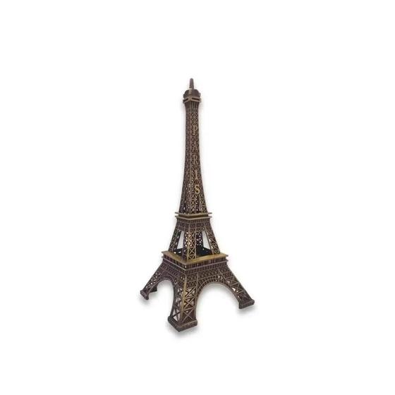 Imagem de Torre Eiffel Paris Enfeite Miniatura Decoração de Metal 18cm