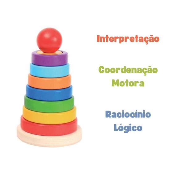 Imagem de Torre Multi Encaixe Educ Play - Polibrinq BDM31