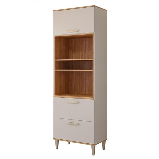 Torre Quente 100%Mdf 70Cm 2 Nichos Para Forno 2 Portas 1 Gaveta Bella Mgm Móveis Freijó/Off White Menor preço em Torre Quente 100%Mdf 70Cm 2 Nichos Para Forno 2 Portas 1 Gaveta Bella Mgm Móveis Freijó/Off White