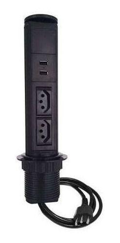 Torre Totem Manual 2 Tomada 10a 2 Usb Preta Menor preço em Torre Totem Manual 2 Tomada 10a 2 Usb Preta