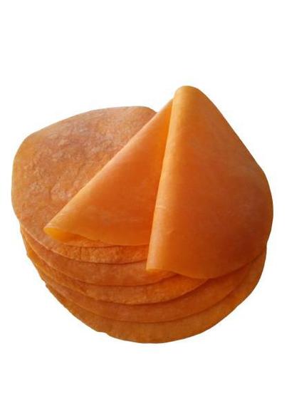 Imagem de Tortilha de trigo colorida ( laranja ) 28 cm