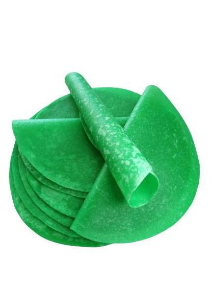 Imagem de Tortilha de trigo colorida ( verde ) 15 cm