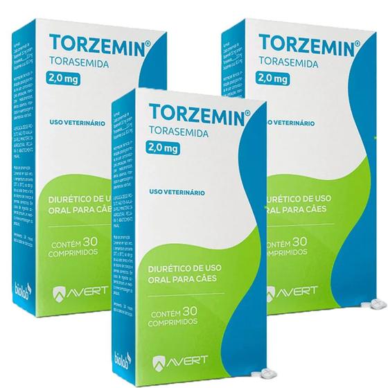Imagem de Torzemin 2mg Avert C/30 Comprimidos  3 Unidades