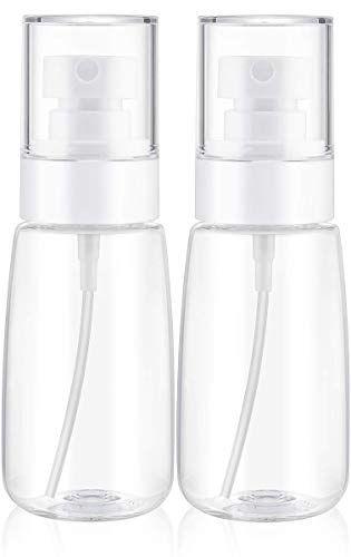 Imagem de TOSERSPBE Spray Water Bottle Hair Mister, Pulverizadores Fine Mist Stylist 360 Vazio Pequeno Misting Spritzer, Atomizador de Perfume com Bomba Clear Containers (2PCS/2oz)