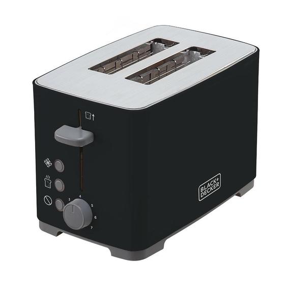 Tostador Black Decker Com Acabamento Em Inox 127V To800-Br Menor preço em Tostador Black Decker Com Acabamento Em Inox 127V To800-Br