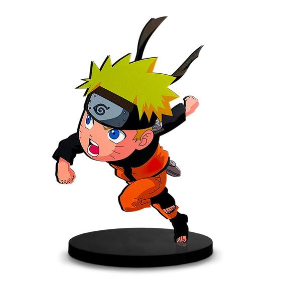 Imagem de Totem Médio Boneco Naruto Uzumaki 14cm + Base