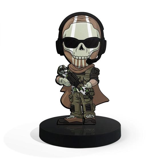 Imagem de Totem Pequeno Boneco Call Of Duty 7cm + Base