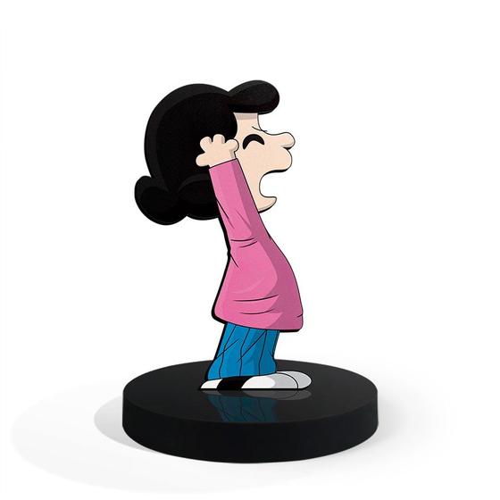 Imagem de Totem Pequeno Boneco Snoopy Lucy 7cm + Base