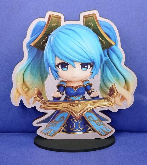 Imagem de Totens League of Legends Games MDF Decoração Chibi 12cm