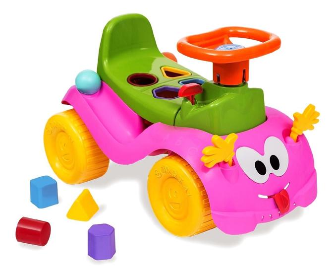 Imagem de Totokinha Bolinha Menina Carrinho Educativo - Cardoso Toys