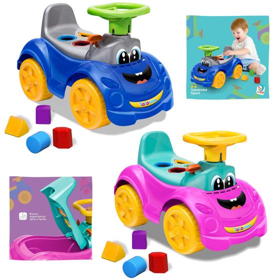 Imagem de Totokinha  Infantil Criança Equilíbrio Carrinho Brinquedo Primeiros Passos 