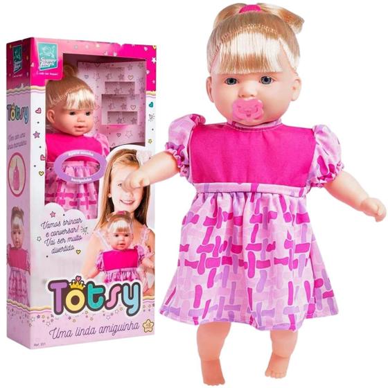 Imagem de Totsy 113 Frases Com Cabelo Boneca Com Acessório Supertoys