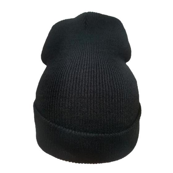 Imagem de Touca Adulto Gorro Inverno De Frio Unissex Lisa Preto