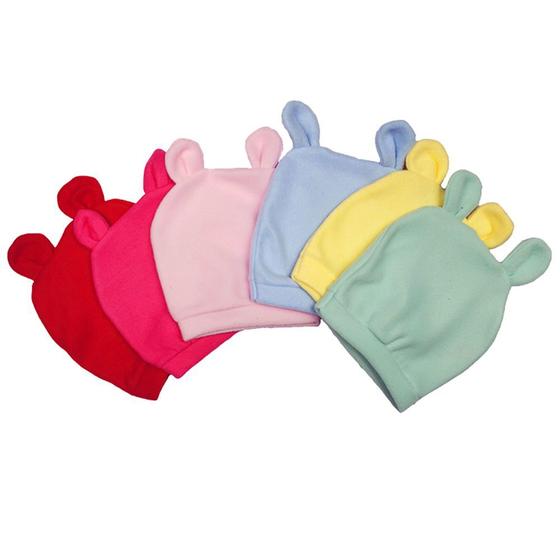 Touca Bebê Plush Gorro Orelhinha Enxoval Inverno Quentinho Menor preço em Touca Bebê Plush Gorro Orelhinha Enxoval Inverno Quentinho