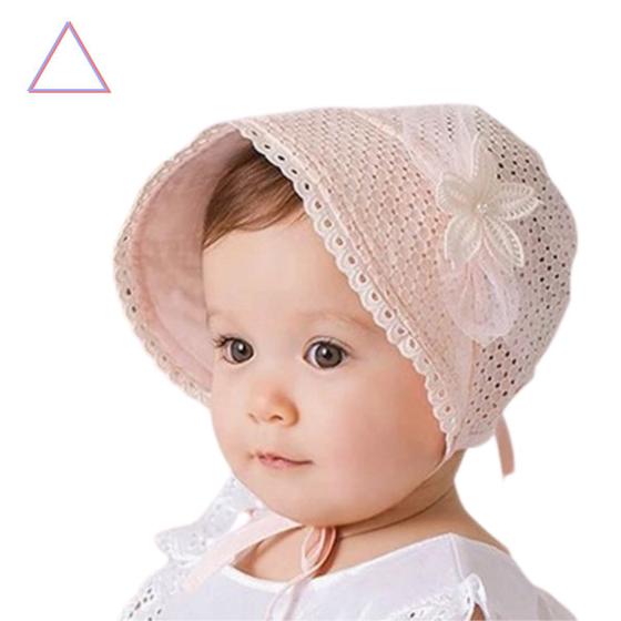 Imagem de Touca Chapéu Gorro Infantil Para Bebês Proteção Solar Sol Uv